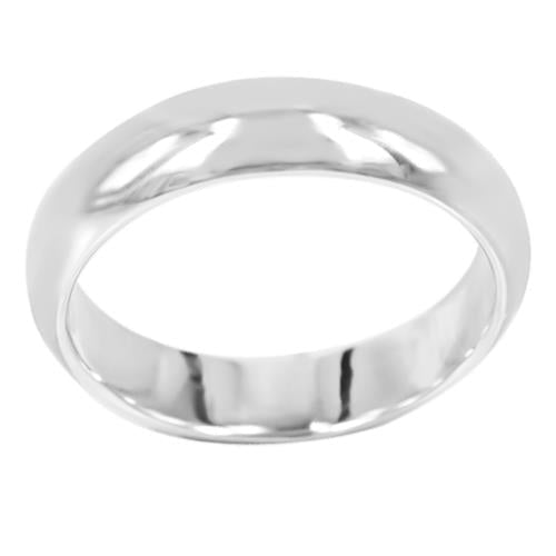 Silberring Ring glatt poliert gewölbt 925er Sterling Silber Damen Schmuck Ringe - chic - net.de