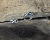 Load image into Gallery viewer, Universal Piercing Ring 925 Silber Unendlichkeit - chic - net.de
