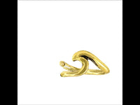 Load image into Gallery viewer, Universal Piercing Ring Brass gold Welle Wave - chic - net.de

