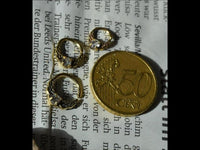 Load image into Gallery viewer, Universal Piercing Ring Brass klar Kristall Knoten celtic - chic - net.de
