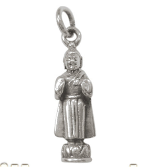Buddha Silberanhänger Unisex Schmuck Anhänger Sterling Silber 925er
