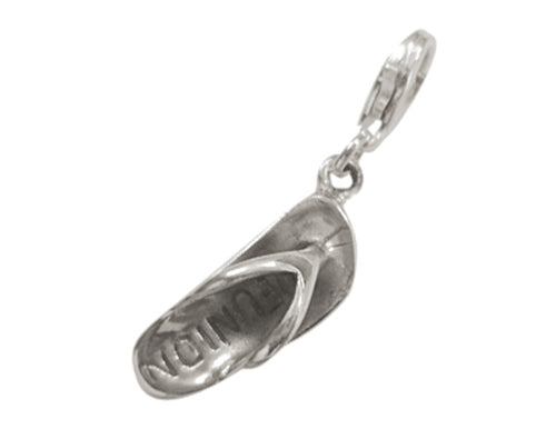 Silberanhänger Sandale Flip Flop Charm Anhänger Damen Schmuck 925er Sterling Silber