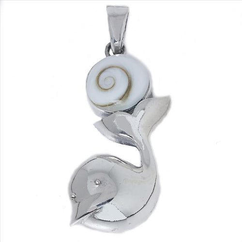 Shivaauge Delphin Silberanhänger Anhänger 925er Sterling Silber Shiva Auge Eye Damen Schmuck