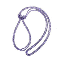 Load image into Gallery viewer, Brass Kette Halskette Brassschmuck nickelfrei Unisex Knoten lang
