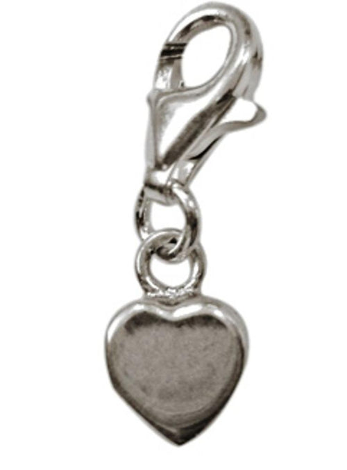Silberanhänger Herz glänzend hoch Charm Anhänger 925er Sterling Silber Unisex Schmuck