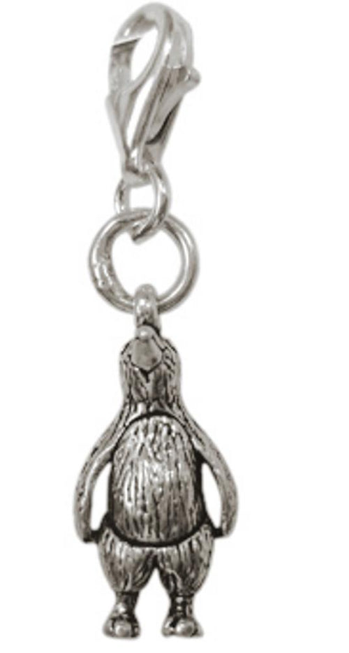 Silberanhänger Pinguin Charm Anhänger 925er Sterling Silber Unisex Schmuck