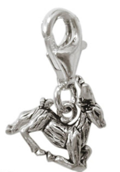 Silberanhänger Hirsch Charm Anhänger Sterling Silber 925er Unisex Schmuck