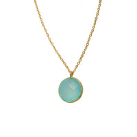 Load image into Gallery viewer, Kette Gold vergoldet Karabiner verstellbar 925 Sterling Silber Edelsteine Hals
