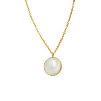 Load image into Gallery viewer, Kette Gold vergoldet Karabiner verstellbar 925 Sterling Silber Edelsteine Hals
