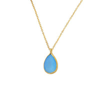 Load image into Gallery viewer, Kette Gold vergoldet Karabiner verstellbar 925 Sterling Silber Edelsteine Hals
