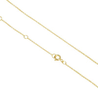 Load image into Gallery viewer, Kette Gold vergoldet Karabiner verstellbar 925 Sterling Silber Edelsteine Hals
