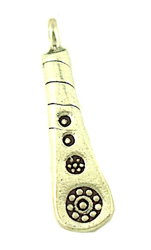 Silberanhänger Hill Tribe Band spiralig Blumen Anhänger Sterling Silber 925er Damen Schmuck