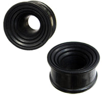 Load image into Gallery viewer, Tunnel schwarz Innenwölbung Rillen Eisenholz Holztunnel handgeschnitzt Tribal Plug Expander
