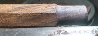 Load image into Gallery viewer, Holzplug Träne Ornament golden Tropfen umgedreht Schlitz Lobe Piercing Holz Plug
