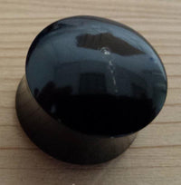 Cargar imagen en el visor de la galería, Hornplug Perlmutt Horn Rose handgeschnitzt schillernd Tunnel Plug weiß Expander
