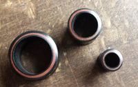 Load image into Gallery viewer, Flesh Tunnel Sonoholz Sawoholz Rim rot double flared
