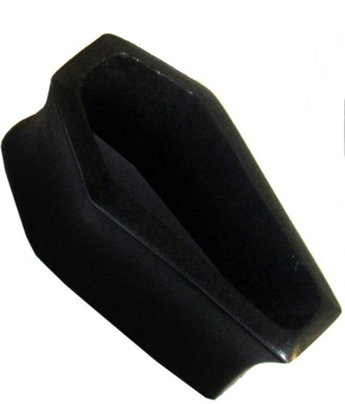 Holz Plug schwarz Sarg handgeschnitzt Sonoholz Tribal Tunnel Expander Ohrstecker Holzplug
