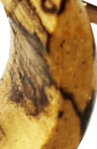 Load image into Gallery viewer, Tunnel Tamarinden Holz Rim breit crushed rot Stein double flared
