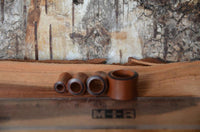 Load image into Gallery viewer, Holz Tunnel Sawoholz Inlay Tamarind Holz braun schwarz Plug
