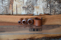 Load image into Gallery viewer, Holz Tunnel Sawoholz Inlay Tamarind Holz braun schwarz Plug
