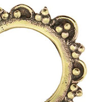 Load image into Gallery viewer, Brass Tunnel Bogen Punkt Dreieck antik gold nickelfrei
