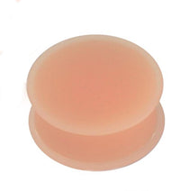 Load image into Gallery viewer, Flesh Plug Silikon ribbed hautfarben Hider Retainer
