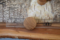 Load image into Gallery viewer, Holz Teakholz Plug Blume des Lebens double flared
