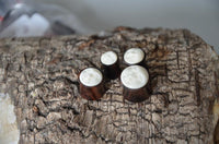 Load image into Gallery viewer, Holz Plug Sonoholz Bone Inlay Gesicht weiß
