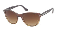 Cargar imagen en el visor de la galería, Sonnenbrille Damen Designer Nerd Brille getönt 400UV Streifen Bügel transparent
