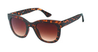 Load image into Gallery viewer, Sonnenbrille Cat Eye Stil für Damen mit breitem Vintage-Rahmen, getönten Gläsern und 400UV-Schutz, auf weißem Hintergrund präsentiert.

