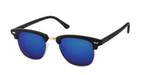 Load image into Gallery viewer, Sonnenbrille Cat Eye Metall 400 UV Gläser trapezförmig weiß rosa blau Steg hoch

