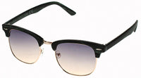 Load image into Gallery viewer, Sonnenbrille Cat Eye Metall 400 UV Gläser trapezförmig Holzmuster Steg hoch
