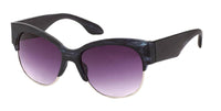Load image into Gallery viewer, Sonnenbrille Cat Eye 400 UV Metall Retro Rahmenoberseite und Bügel breit
