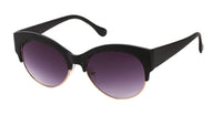 Load image into Gallery viewer, Sonnenbrille Cat Eye 400 UV Metall Retro Rahmenoberseite dick
