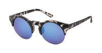 Load image into Gallery viewer, Sonnenbrille CatEye 400UV Round Glasses Schlüssellochsteg getigert frameless unten
