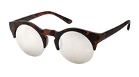 Load image into Gallery viewer, Sonnenbrille CatEye 400UV Round Glasses Schlüssellochsteg getigert frameless unten
