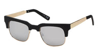 Load image into Gallery viewer, Sonnenbrille Metall Bügel Rahmen eckiges Cat Eye 400 UV getönt verspiegelt
