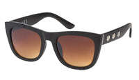Load image into Gallery viewer, Sonnenbrille dick Damen Cateye 400 UV Zierkreise getönt groß
