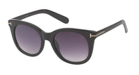 Load image into Gallery viewer, Sonnenbrille Cat Eye 400 UV getönt T-förmige Metallverzierung
