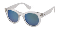 Load image into Gallery viewer, Sonnenbrille Cat Eye Brille 400 UV Steg rund Bügel kantig Linie geriffelt
