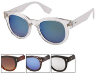 Load image into Gallery viewer, Sonnenbrille Cat Eye Brille 400 UV Steg rund Bügel kantig Linie geriffelt
