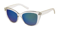 Load image into Gallery viewer, Sonnenbrille Cateye Katzenaugen Brille 400 UV Bügelenden kantig
