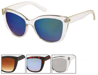 Load image into Gallery viewer, Sonnenbrille Cateye Katzenaugen Brille 400 UV Bügelenden kantig
