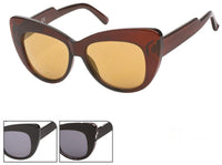 Load image into Gallery viewer, Sonnenbrille Cateye extreme Katzenaugen Form 400 UV Bügel Absatz
