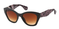 Load image into Gallery viewer, Sonnenbrille Cateye starke Katzenaugen Form 400 UV Bügel breit
