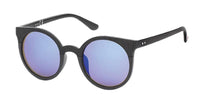 Load image into Gallery viewer, Sonnenbrille Cateye Round Glasses 400 UV geriffelte Metallrahmenoberseite
