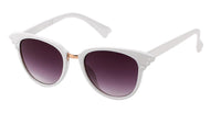 Load image into Gallery viewer, Sonnenbrille Cateye Flügel getönt 400 UV Metallsteg
