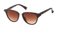 Load image into Gallery viewer, Sonnenbrille Cateye Flügel getönt 400 UV Metallsteg
