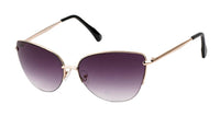 Load image into Gallery viewer, Sonnenbrille Pilotenbrille 400 UV Cateye Rand dünn Unterseite frameless
