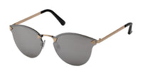 Load image into Gallery viewer, Sonnenbrille Pilotenbrille 400 UV Cateye Dreiecke frameless Schlüssellochsteg
